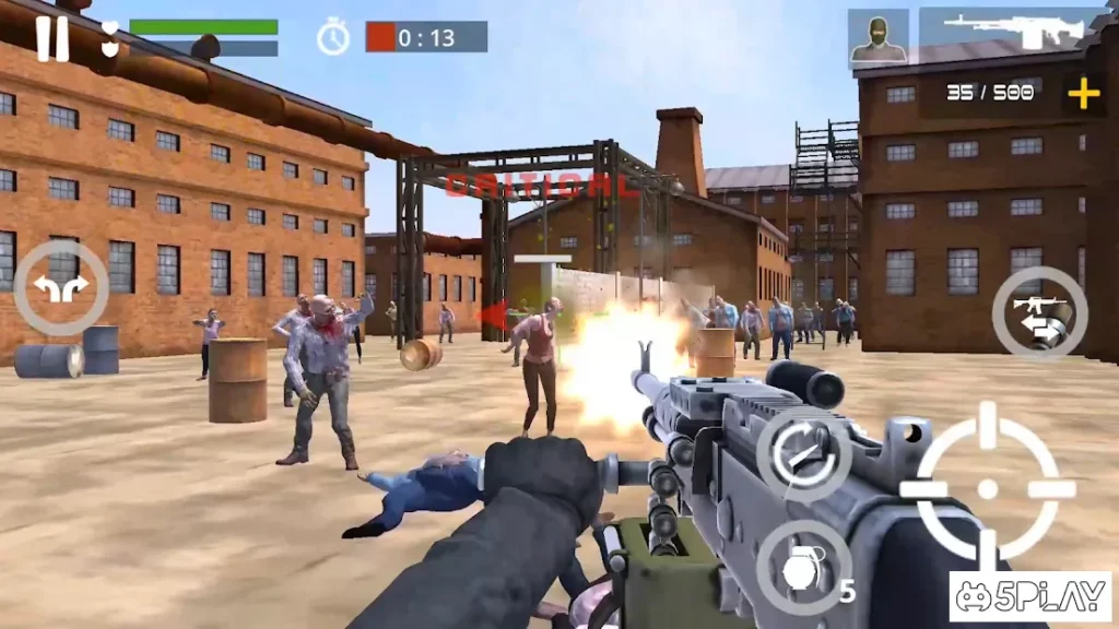 Dead Zombie Battle : Zombie Defense Warfare screenshot