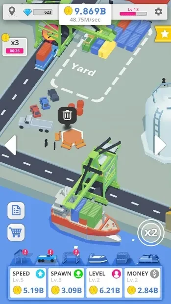 Idle Port Tycoon screenshot