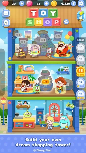 LINE: Pixar Tower screenshot