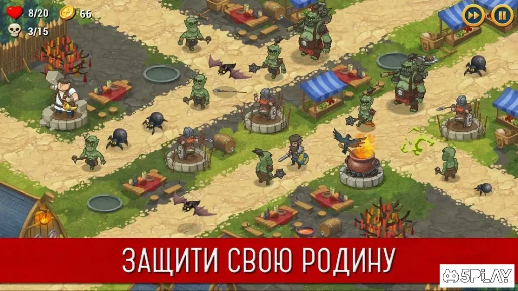Orcs Warriors: Offline Tower Defense screenshot