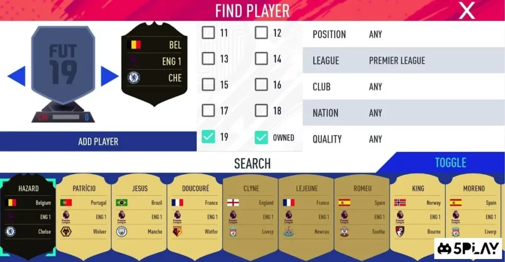 Draft Simulator for FUT 19 screenshot