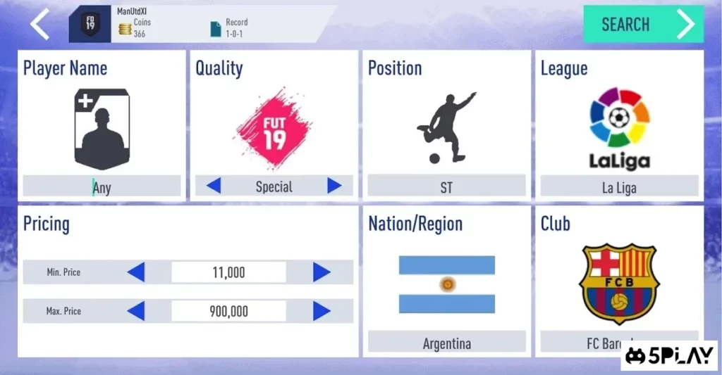 Draft Simulator for FUT 19 screenshot