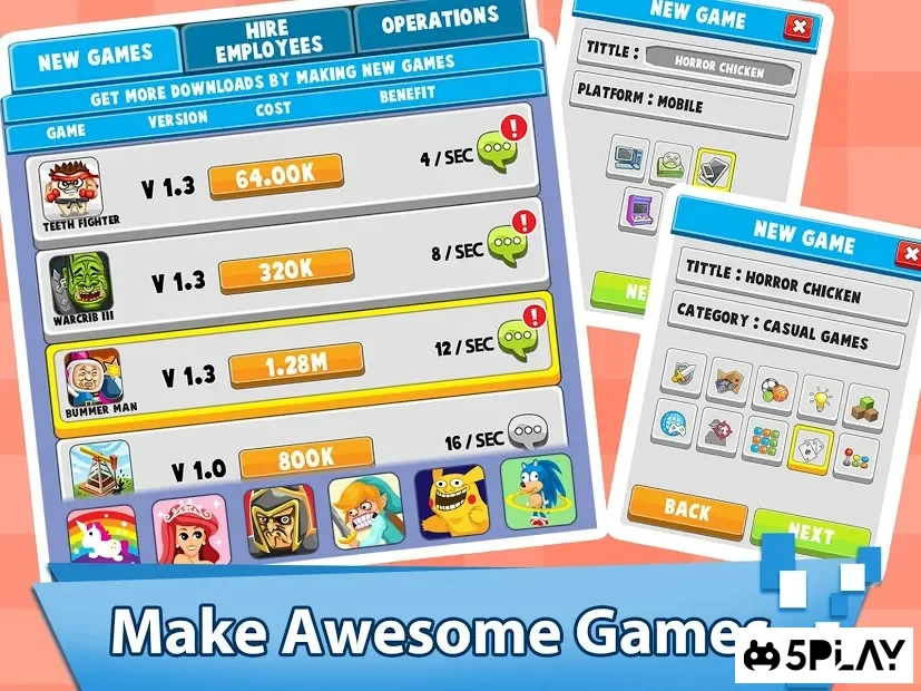 Video Game Tycoon - Idle Clicker & Tap Inc Game screenshot