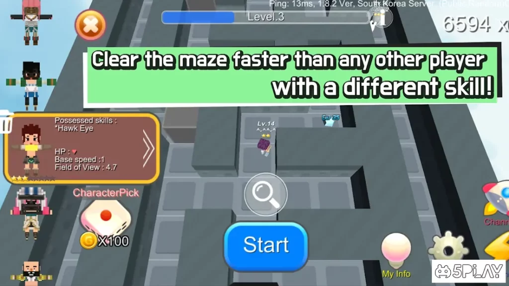 Maze.io screenshot