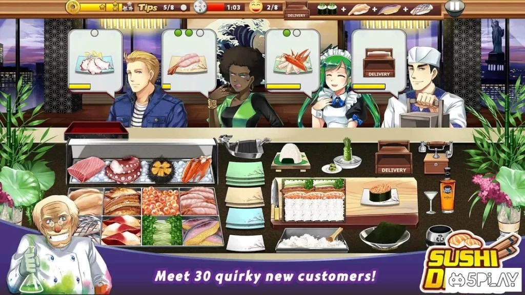 Sushi Diner - Fun Cooking Game screenshot