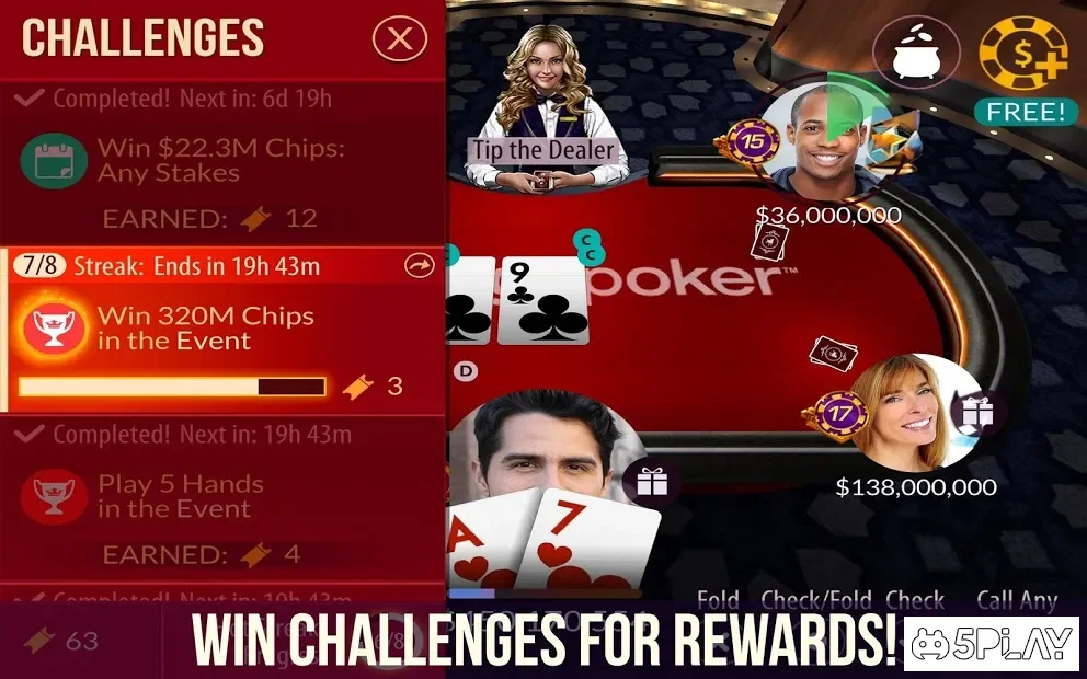 Zynga Poker – Free Texas Holdem Online Card Games screenshot