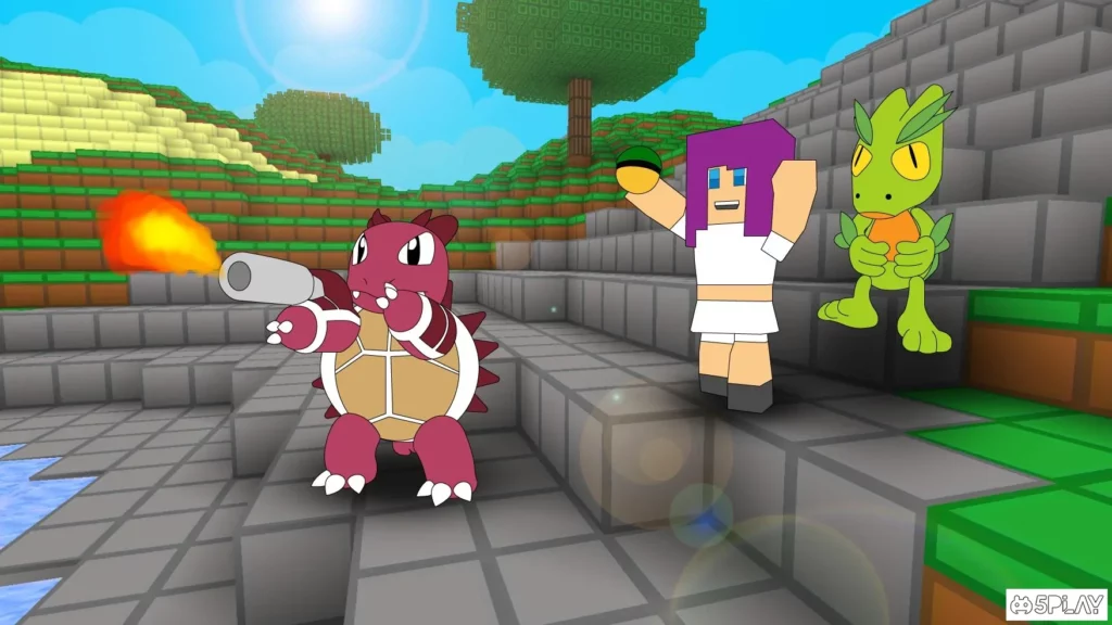 Pixelmon Craft Go: Trainer Battle screenshot