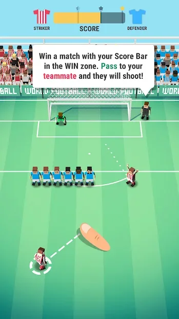 Tiny Striker: World Football screenshot