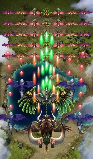 Dragon Epic - Idle & Merge - Arcade shooting game screenshot
