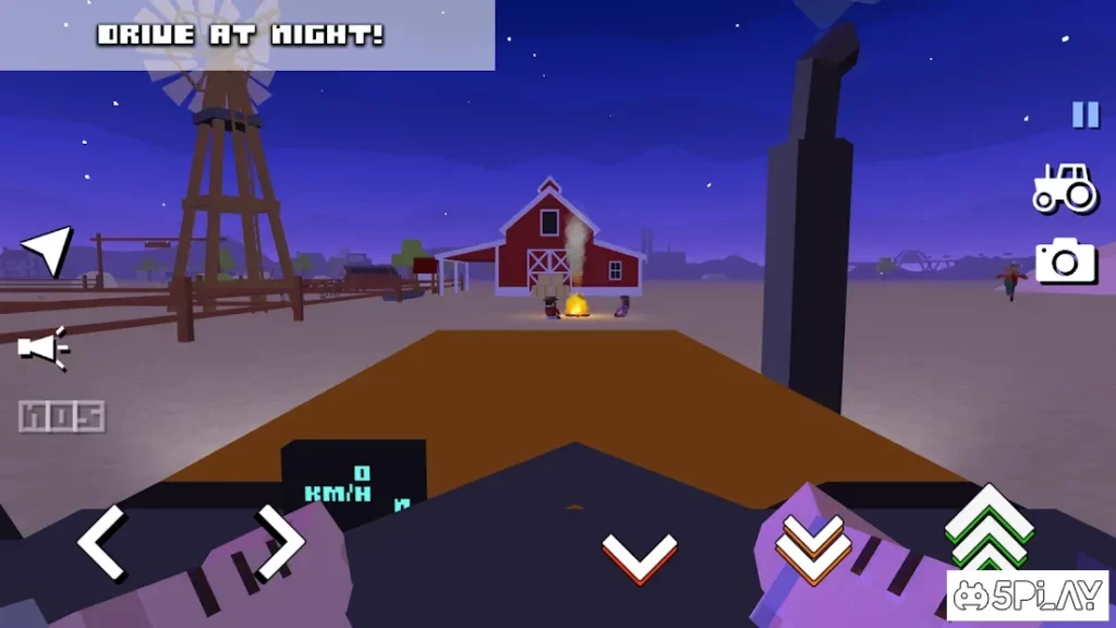 Blocky Farm Racing & Simulator - Тренажер фермы screenshot