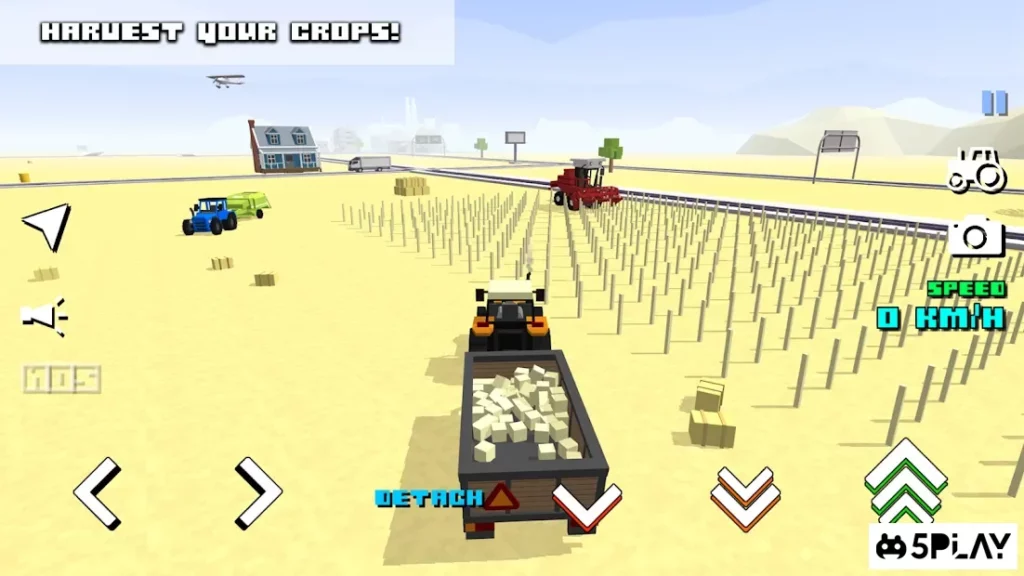 Blocky Farm Racing & Simulator - Тренажер фермы screenshot