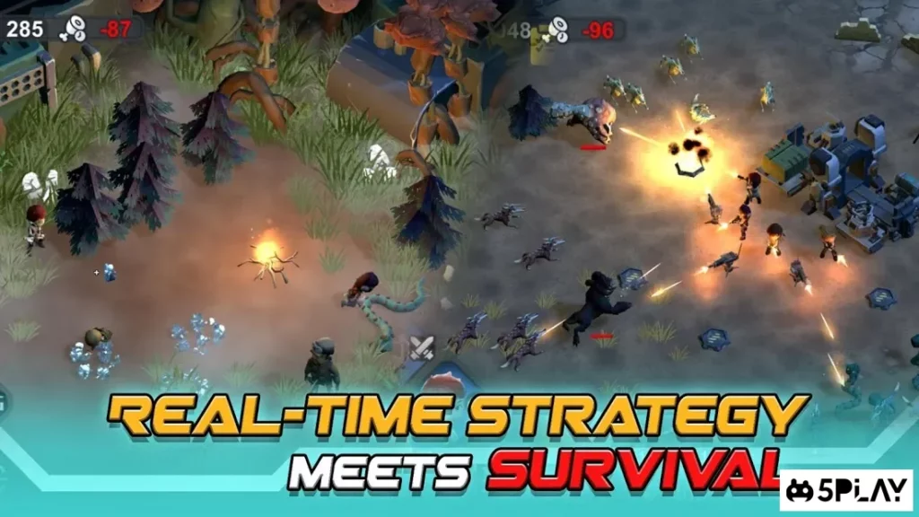 Strange World - Offline Survival RTS Game screenshot