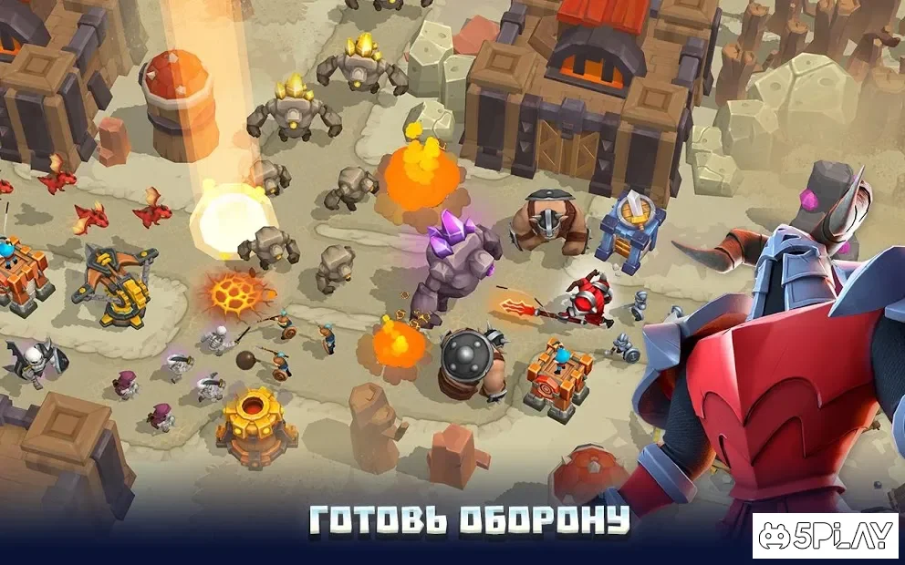 Wild Sky TD: Tower Defense in 3D Fantasy Kingdom screenshot