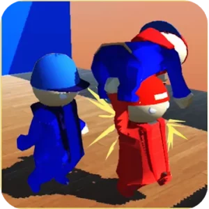 Human battle Falls Fight icon