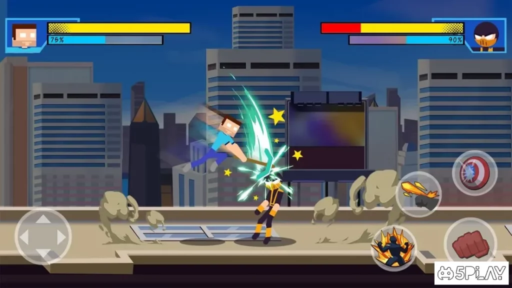 Stick Super: Hero - Fight for the shadow legends screenshot