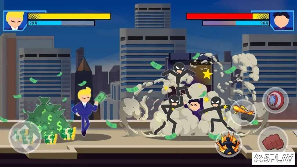 Stick Super: Hero - Fight for the shadow legends screenshot