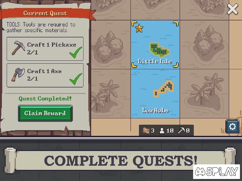 Tap Craft: Симулятор выживания в шахте screenshot