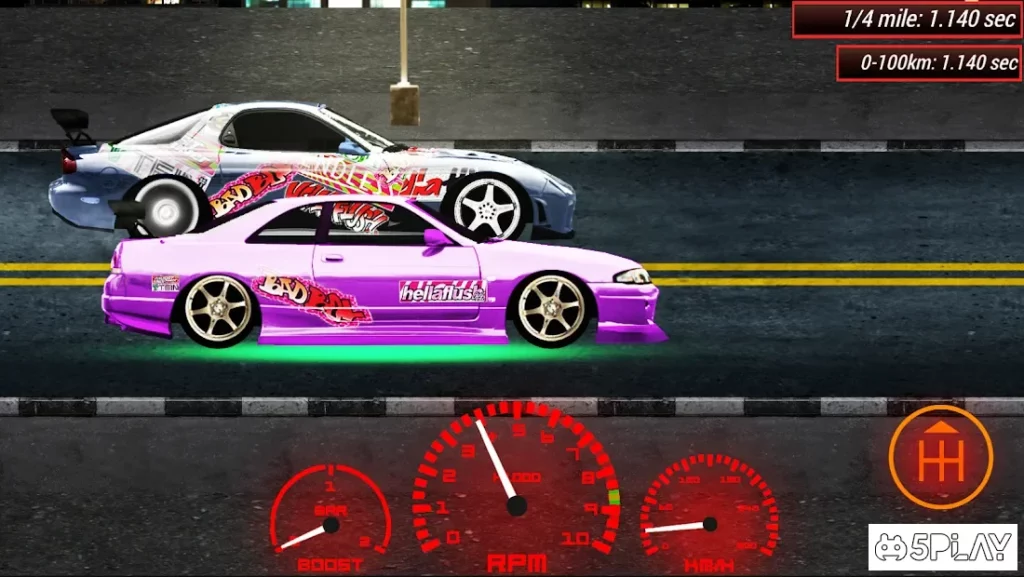 Japan Drag Racing 2D screenshot
