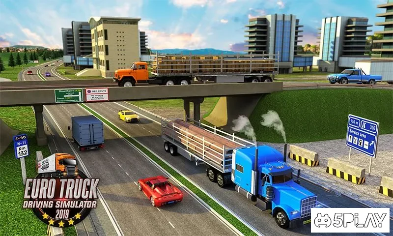 Euro Truck Driving Simulator Transport Truck Games screenshot
