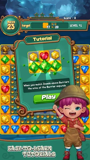 Jewels fantasy: match 3 puzzle screenshot