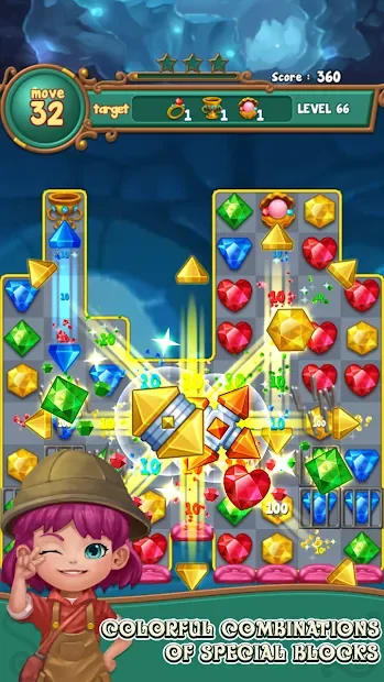 Jewels fantasy: match 3 puzzle screenshot
