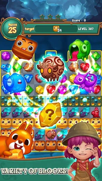 Jewels fantasy: match 3 puzzle screenshot