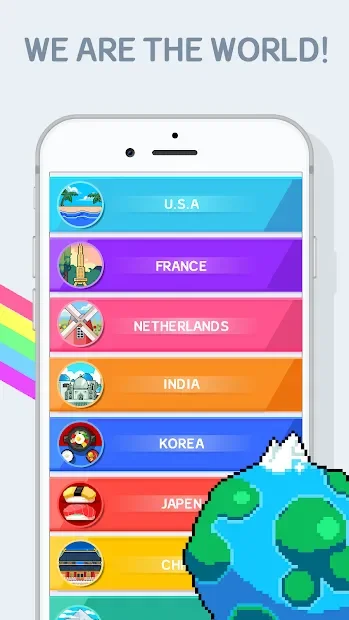 Pixel Art : World travel screenshot