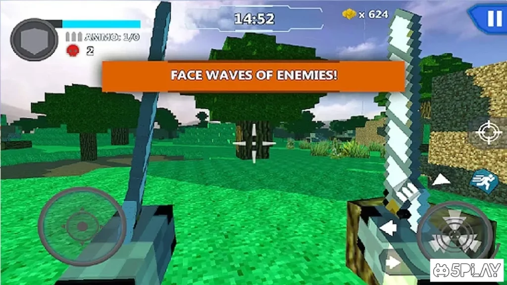 Cube Wars Battle Survival screenshot