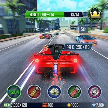 Idle Racing GO: кликер-симулятор нелегальных гонок 1.27.2 (MOD: бесплатные покупки)