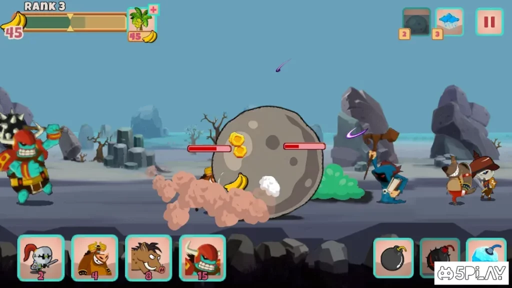 Castle Monsters: Battle of Hero Warriors screenshot