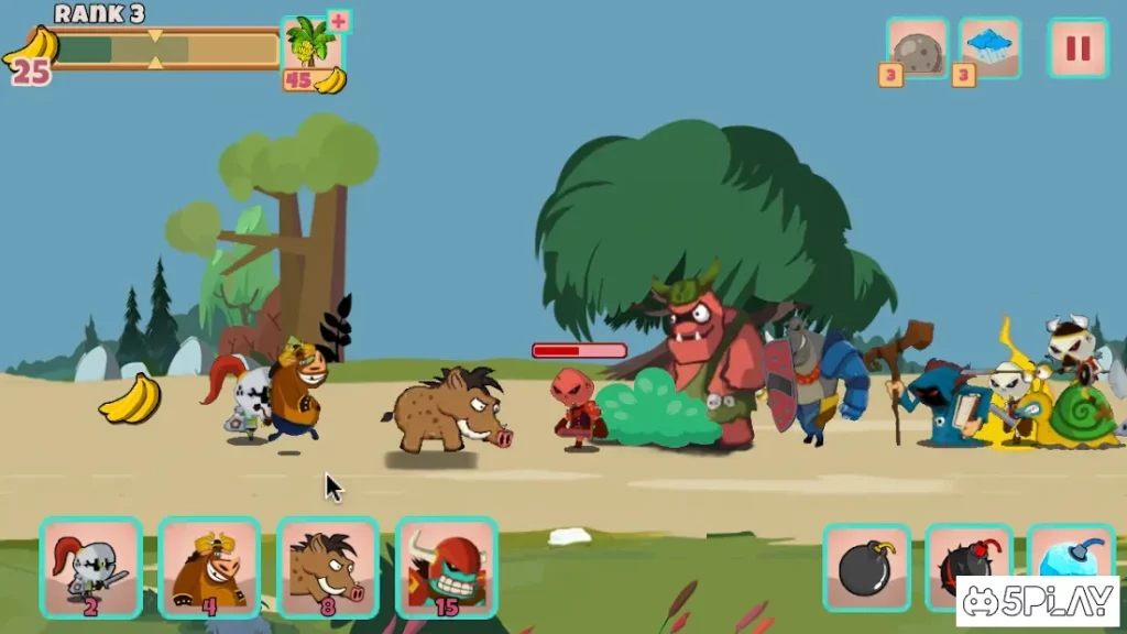 Castle Monsters: Battle of Hero Warriors screenshot