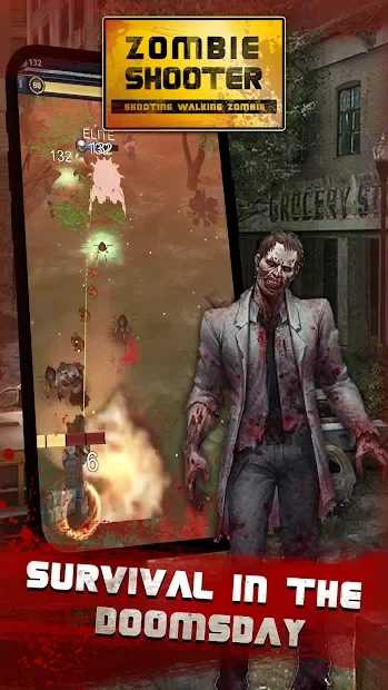zombie shooter: shooting walking zombie screenshot