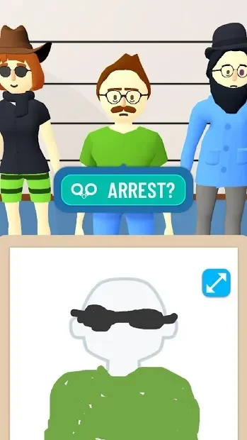 Line Up: Draw the Criminal screenshot