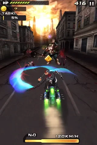 Death Moto 2 : Zombile Killer - Top Fun Bike Game screenshot