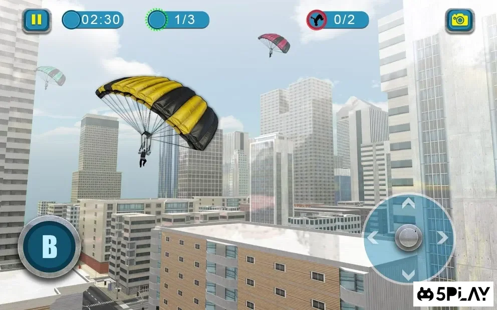 Симулятор полета Wingsuit - 3D Flying Game screenshot