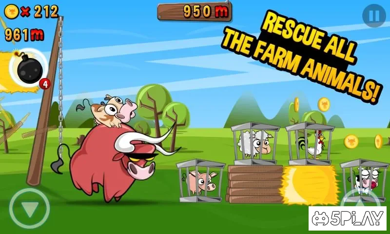 Беги Корова Беги (Run Cow Run) screenshot