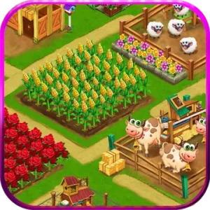 Farm Day Village фермер: Offline игры icon