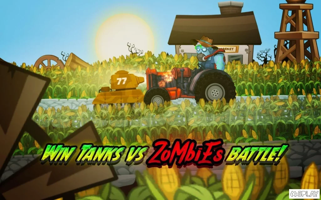 Zombie Survival Games: Pocket Tanks Battle screenshot