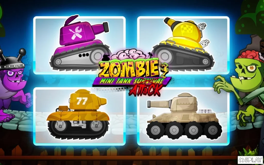 Zombie Survival Games: Pocket Tanks Battle screenshot