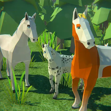 Horse Simulator: Animal Family Game Wild Herd 1.10 (MOD: lots of money)