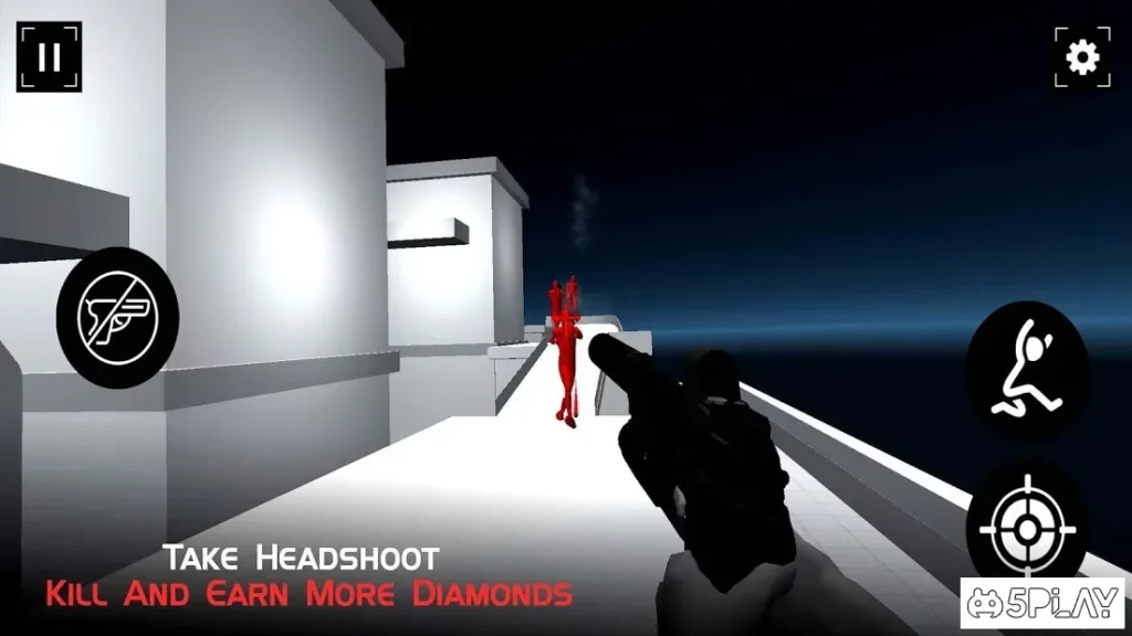 Super Slow : Slow Gun Shooting Game screenshot