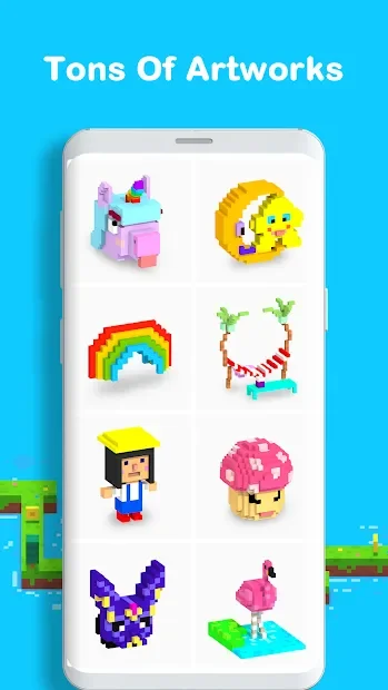 Voxel - 3D Раскраска книжки screenshot