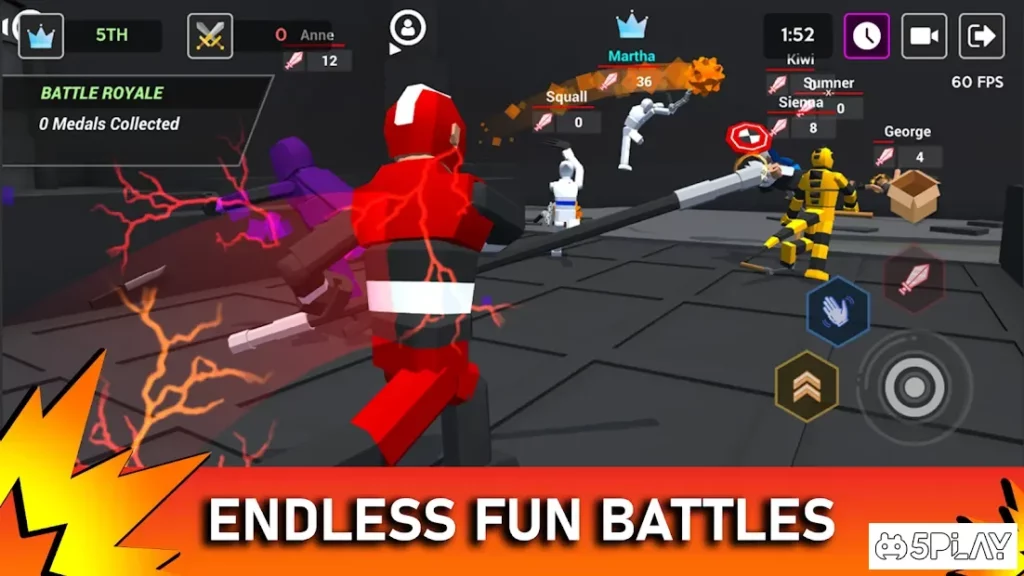 SmashGrounds.io: Ragdoll Epic Gang Of Beast Battle screenshot
