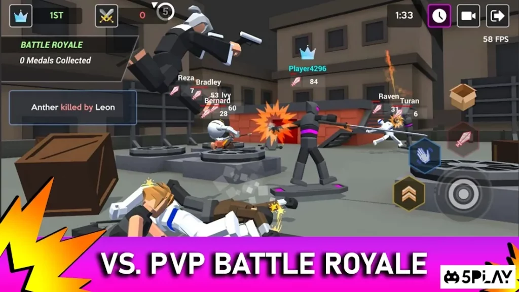 SmashGrounds.io: Ragdoll Epic Gang Of Beast Battle screenshot