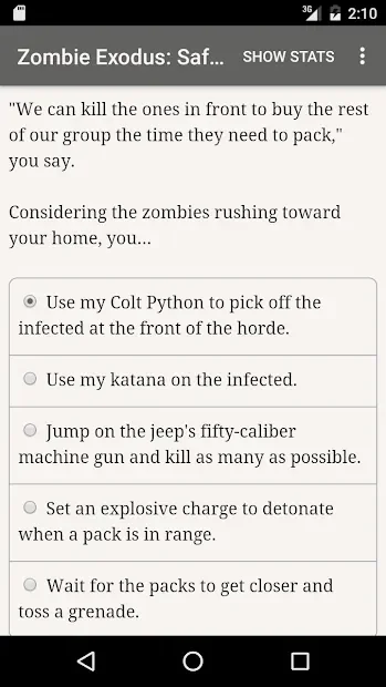 Zombie Exodus: Safe Haven screenshot