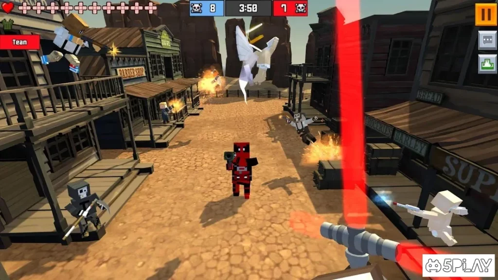 Pixel Fury: 3D Мультиплеер screenshot
