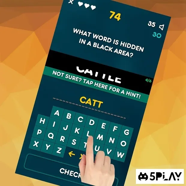 Hidden Word Brain Exercise PRO screenshot