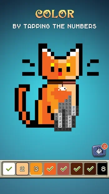 Pixel Art: Цвет острова screenshot