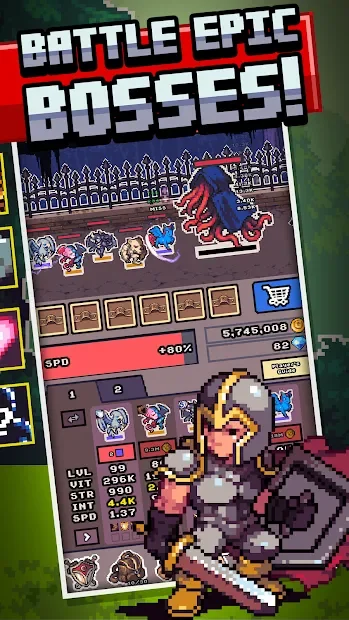 Idle Monster Frontier - team rpg collecting game screenshot
