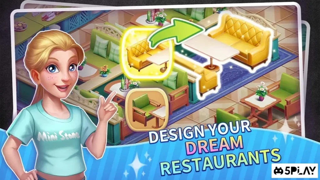 My Restaurant Empire - 3D Decorating Cooking Game screenshot